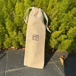 Reusable Natural Color <b>Drawstring</b> <b>Pouch</b> Bag Long Cotton Canvas Dust <b>Drawstring</b> Bag - Product Image 1