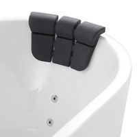Baignoire autoportante moderne en acrylique pour SPA, équipement sanitaire de salle de bain, baignoire de massage