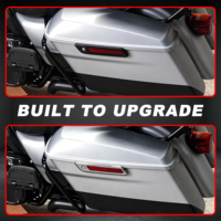 Cache-chaînes de selle moto en promotion - Aluminium et plastique ABS, installation facile pour Touring, Road, Street Glide
