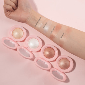 Tùy chỉnh multichrome cao tỏa sáng ép bột nướng <span class=keywords><strong>Highlighter</strong></span> Palette biểu tượng tùy chỉnh lâu dài mini pastel <span class=keywords><strong>Highlighter</strong></span> - Product Image 5