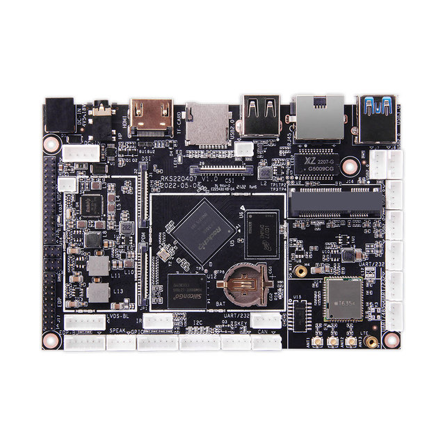 Customizable RK3566 Development Board 2GB RAM 32GB EMMC Mini PCIe SIM MIPI DSI CSI 4.5-18V Digital Signage Advertising Machine