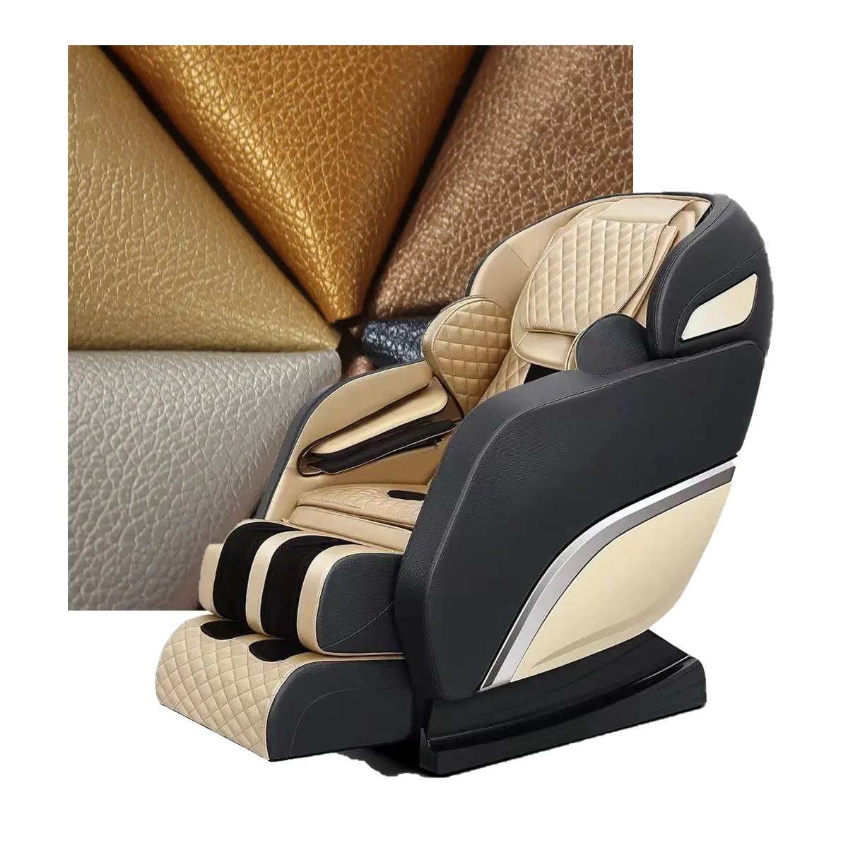 Muebles de cuero artificial para asiento de coche, cubierta de PVC para sofá, Sillón de masaje