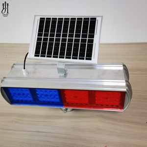 Luces <span class=keywords><strong>de</strong></span> Señalización <span class=keywords><strong>de</strong></span> Tráfico Solares <span class=keywords><strong>de</strong></span> Cuatro Lados Rojas y Azules, Luces Estroboscópicas <span class=keywords><strong>de</strong></span> Advertencia, LED con Carcasa <span class=keywords><strong>de</strong></span> Aluminio, Luces Intermitentes <span class=keywords><strong>de</strong></span> Mantenimiento - Product Image 3