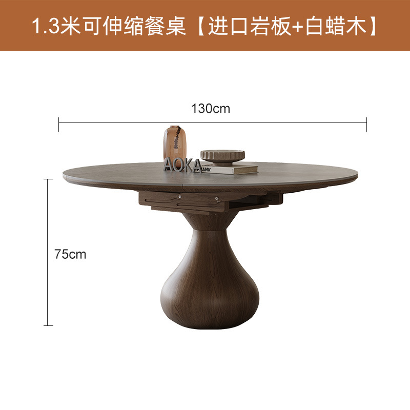 Table à manger avec vase de 1,3 mètre