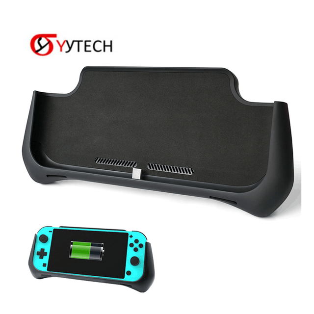 SYYTECH Back Battery Case Charging Dock for NS Nintendo Switch Lite Console Game Accessories