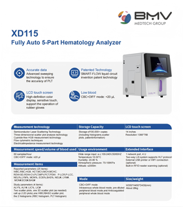 BMV XD115 Hot Sale Automat isierter 5-teiliger Blut analysator für Haustiere oder tier ärztliche Genaue Hämatologie-Test geräte wieder verwendbar - Product Image 6