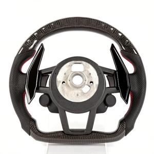Volant en carbone LED pour Audi R8 A4 A5 A6 A7 S3 S4 S5 RS3 RS4 RS5 RS6, mise à niveau de l'ancien au nouveau, remise directe usine en stock - Product Image 1