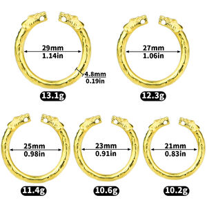 In acciaio inossidabile pene Bondage blocco del cazzo anello resistente in metallo maschio palla scroto barella ritardo eiaculazione BDSM Sex Toy uomini - Product Image 4