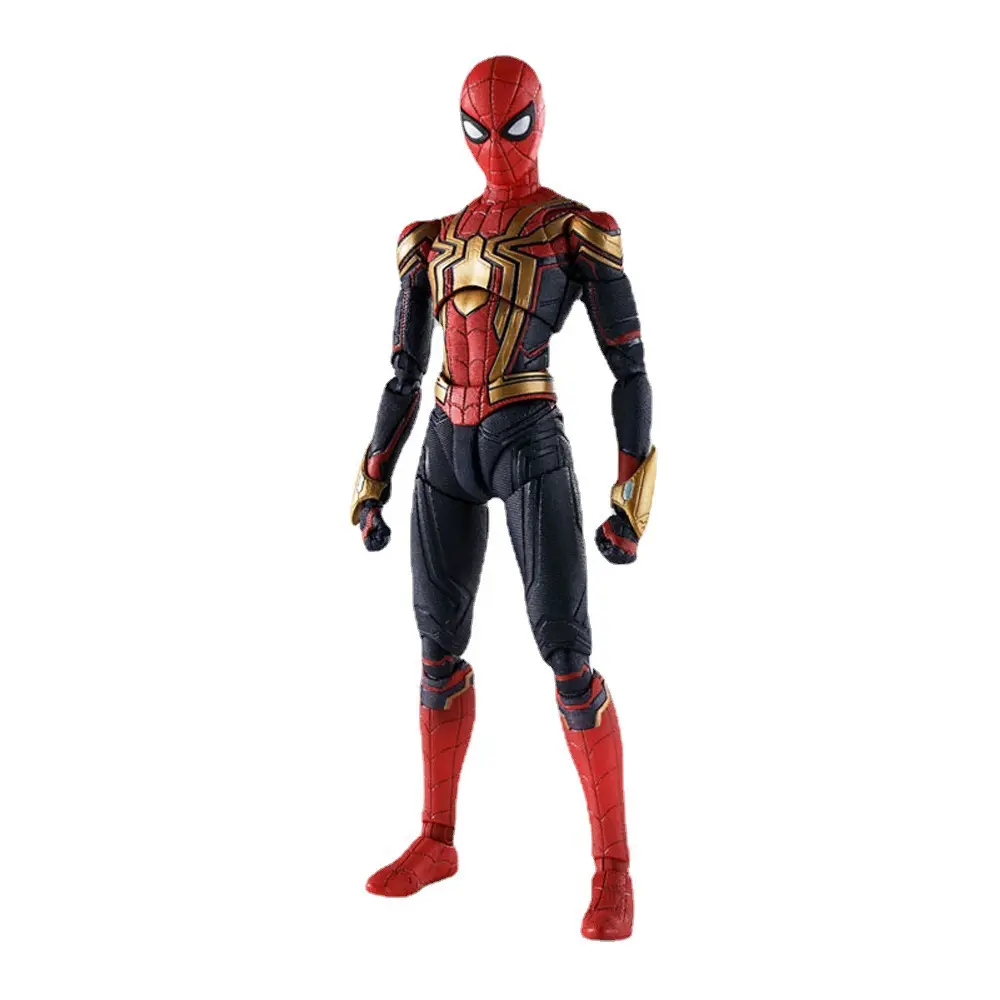 Revenges League mainan pahlawan tanpa kembali S fusi pakaian tempur Spider Man kotak boneka ponsel kerajinan tangan kecil grosir kualitas tinggi