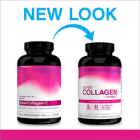 Comprimés de Super Collagène Peptidique OEM ODM, Collagène Bovin Hydrolysé, Vitamine C, Biotine, Antioxydant, Produits de Beauté, Soins de la Peau, Soins des Cheveux