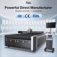Machine de découpe CNC AOYOO avec roue de pliage pour carton ondulé