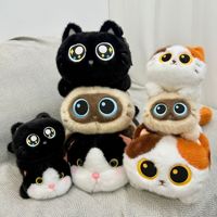 Peluche chat couché mignon 31-50cm, animal en peluche Kawaii doux et moelleux en polyester, poupée ronde, prix pour machine à griffes, vente en gros