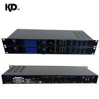 Processeur audio numérique DSP 2 entrées 6 sorties Égaliseur LED Auto EQ & Suppression du rétroaction AFS Contrôle USB Système PA2