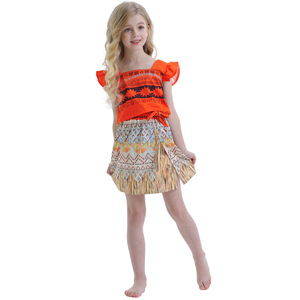 Costume da Principessa Moana per Bambine, Travestimento per Natale, <span class=keywords><strong>Halloween</strong></span> e Film d'Avventura DISP-001 - Product Image 3