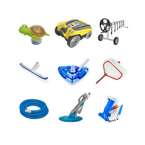 BN accessoires de <span class=keywords><strong>piscine</strong></span>, nettoyage d'écumage de feuilles de tête d'aspiration/brosses murales/thermomètres flottants/kit de test de ph - Product Image 6