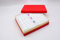 Caja de Almacenamiento de Mahjong de Estilo Americano Simple y de Lujo, Adecuada para Regalos, Fácil de Guardar, Antideslizante y Firme