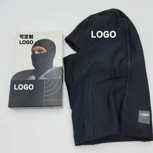 Pasamontañas de Ciclismo Cortavientos con Estampado de Serigrafía, Material de Spandex/Poliéster Cálido para Otoño/Invierno, Ajustable, para Esquí - Product Image 5