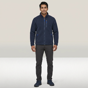 Nouvelle Vente en Gros Veste en Toile pour Hommes Design Personnalisé avec Votre Propre Logo Street Wear Fermeture Éclair Complète Col Debout Coupe-Vent pour l'Automne - Product Image 1