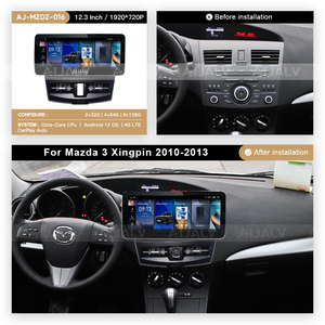 Reproductor Multimedia Android de 12.<span class=keywords><strong>3</strong></span> Pulgadas para Mazda <span class=keywords><strong>3</strong></span> Xingpin 2010-2013, Carplay Inalámbrico, GPS, Android Auto, Pantalla para Auto - Product Image 3