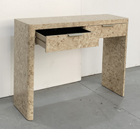 Console moderne en bois imitation racine d'arbre pour salon, entrée, villa, salle à manger, derrière le canapé, bureau d'écriture, ou bureau à domicile