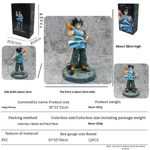 โมเดลพีวีซี อนิเมะ แอคชั่น แฮปปี้ วูคง รุ่น <span class=keywords><strong>GK</strong></span> หัวเราะ ซุนหงอคง รูปปั้นขนาดใหญ่พิเศษ สี่ดาว - Product Image 2