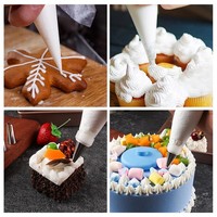 Sac de décoration de cupcake à gâteau jetable Sachets de tuyauterie à glaçage Paquet de 100 sacs à pâtisserie utilisés pour le glaçage à la crème et la cuisson de biscuits