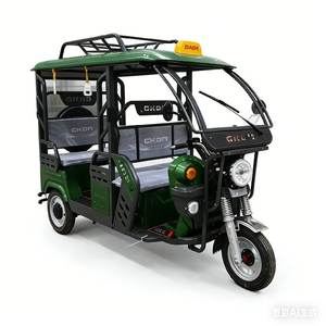 Triciclo Eléctrico para Pasajeros Adultos 2026, Triciclo <span class=keywords><strong>Taxi</strong></span> de 1000W con Techo para Pasajeros - Product Image 2
