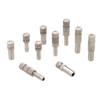 Boquilla de latón para pulverización, inyectores de niebla para jardín, sistema de pulverización de enfriamiento por niebla, mini pulverizador de alta presión con grifo de agua antipicaduras, potencia de 2-20 kg máx.