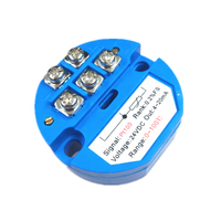 4-20MA RTD PT100 Sensor suhu Meter suhu pemancar modul detektor terisolasi-200-200 Celsuis 0-600 Celsuis