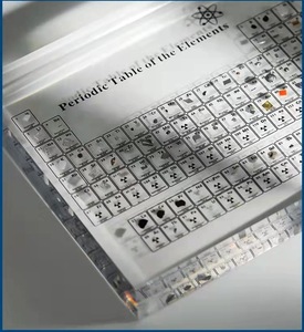Tabla Periódica de los <span class=keywords><strong>Elementos</strong></span> Químicos con <span class=keywords><strong>Elementos</strong></span> Reales en Exhibidores Acrílicos para Estudiantes y Maestros, Regalos - Product Image 6