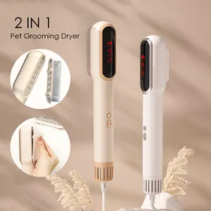 2 trong 1 Pet grooming Máy sấy Pet Blower máy xách tay tóc Remover bàn chải PET làm sạch & grooming sản phẩm Cat Dog Máy sấy tóc