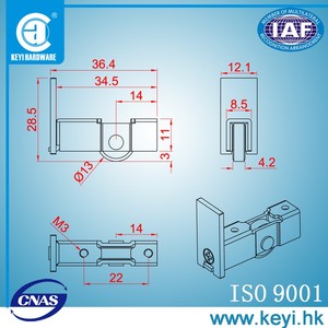 KEYI W-04 yüksek kaliteli demir sürgülü cam kapi ve pencere kasnak rulo tekerlek - Product Image 3