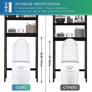 Étagère <span class=keywords><strong>de</strong></span> rangement à 3 niveaux au-<span class=keywords><strong>dessus</strong></span> des toilettes Étagères <span class=keywords><strong>de</strong></span> salle <span class=keywords><strong>de</strong></span> bain en métal autoportantes au-<span class=keywords><strong>dessus</strong></span> <span class=keywords><strong>de</strong></span> l'étagère <span class=keywords><strong>de</strong></span> rangement pour toilettes - Product Image 4