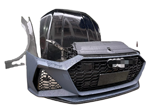 ชุดกันชนหน้าคาร์บอนไฟเบอร์บางส่วน RS7style <span class=keywords><strong>ABT</strong></span> สำหรับ Audi A7และ S7ใหม่เอี่ยมพร้อมการติดตั้งโดยตรงใส่ได้พอดีอเนกประสงค์ - Product Image 4