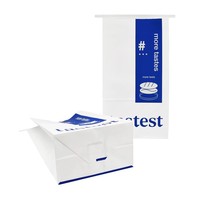 Sacs alimentaires en papier kraft de luxe, personnalisables, recyclables et écologiques, avec poignée, pour l'emballage de biscuits, de noix et de pain