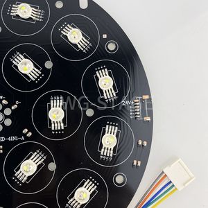 18X12W RGBW 4in1 24V LED 파 라이트 전문 프레넬 조명 베어 LED 패널 보드 및 수리 부품 키트 - Product Image 5