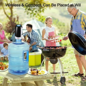Distributeur d'eau portable avec pompe automatique rechargeable par USB et interrupteur pour bouteille d'eau - Product Image 3
