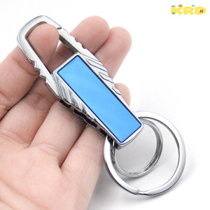 Llavero de Metal con Placa de Matrícula Grabada con Logotipo Láser Personalizado, Hebilla para Cinturón, Regalo Promocional Creativo para Hombres de Negocios - Product Image 1