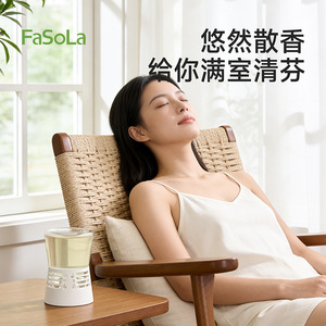 FaSoLa Inverted Aroma <b>Diffuser</b> Round Long Lasting Scent Air Freshener For Bathroom Home - Product Image 2