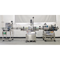 Petite ligne d'emballage automatique de bureau Jinfeng Machine de remplissage de capsulage et d'étiquetage de liquide