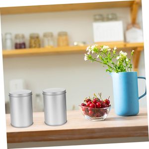 Boîte d'emballage en métal de haute qualité pour thé matcha noir, 50g 100g, boîtes rondes personnalisées, petites boîtes à thé en métal pour café - Product Image 4