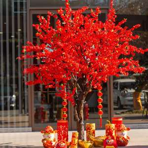 Arbre <span class=keywords><strong>de</strong></span> pêche artificiel en plastique <span class=keywords><strong>de</strong></span> 4 m, décoration <span class=keywords><strong>de</strong></span> l'arbre <span class=keywords><strong>de</strong></span> la richesse pour le Nouvel An, Pâques, intérieur et extérieur, création <span class=keywords><strong>de</strong></span> paysage - Product Image 4