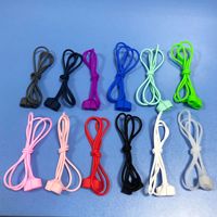 Kalung tali magnetik untuk AirPods, tali leher untuk AirPods 1 2 3 4 Pro 2 tali silikon Anti hilang untuk Airpod