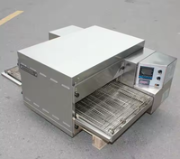 Acier inoxydable automatique commercial 12 '18' 32 'four à pizza de convoyeur de gaz naturel