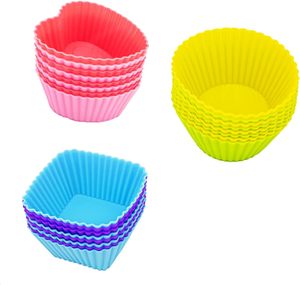 <b>Silicone</b> Cake Cup Molds Muffin Cupcake Cups 7cm <b>Silicone</b> Muffin Cup Molds DIY <b>Baking</b> Tools - Product Image 1