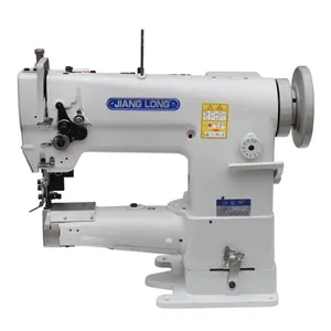 341Industrial sewing machine with edge cutting knife