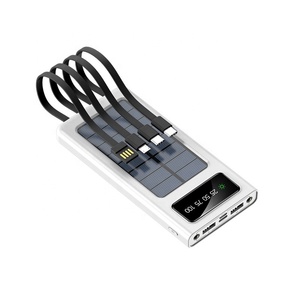 30000mAh xách tay năng lượng mặt trời sạc 2 USB LED Powerbank pin bên ngoài điện thoại di động năng lượng mặt trời ngân hàng điện - Product Image 2