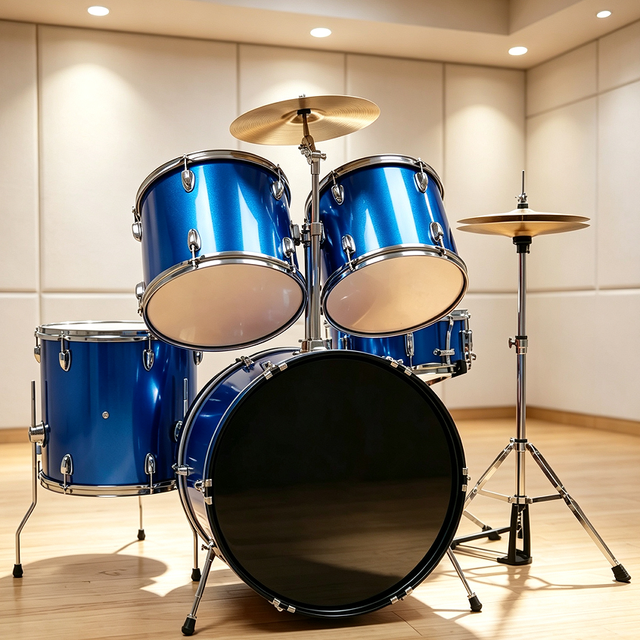 2026 China Factory Manufacturer Professional Drum Kit with Stool Musical Instrument Combo Batterie Jazz Acoustic Drum Set