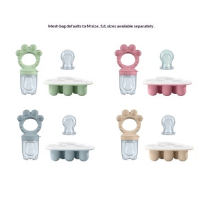 Set de Alimentación Portátil y Ecológico para Bebés, con Tapa de Silicona de Grado Alimenticio, Libre de BPA, Bandeja para Congelar Leche Materna, Chupete y <span class=keywords><strong>6</strong></span> Accesorios - Product Image 4