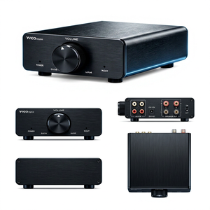 Amplificateur domestique stéréo <span class=keywords><strong>AIYIMA</strong></span> D07 classe D en alliage d'aluminium, décodeur mini de bureau HIFI AKM 4493S PCM 768kHz/32Bit DSD512 - Product Image 3